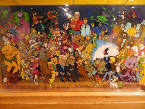 Part of the Hanna/Barbera display.