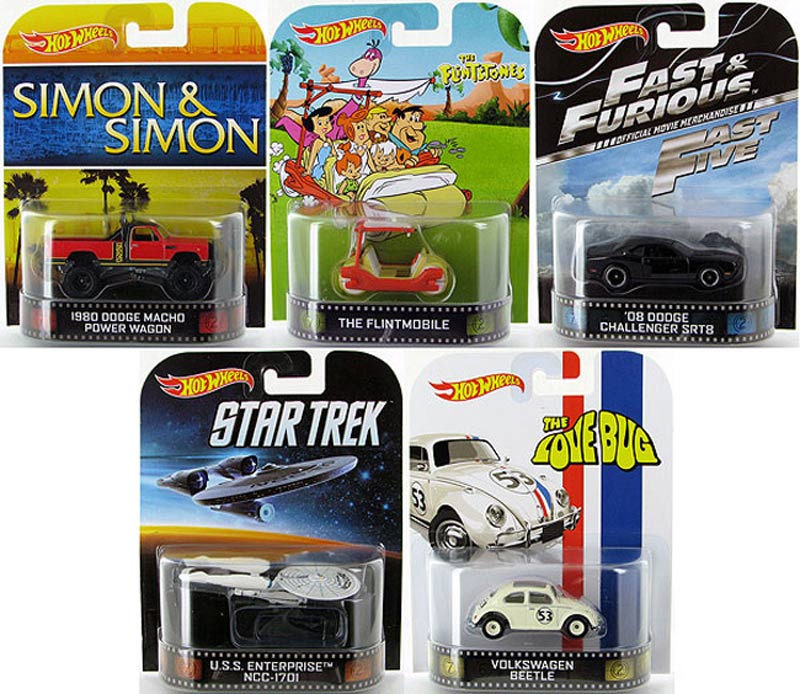 Hot Wheels Retro Entertainment Collection Pop Culture Maven