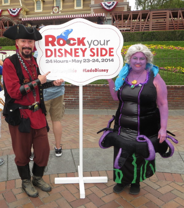 Author, Jim Cartwright and his sister, Donna. "We rocked our Disney side to its very core."