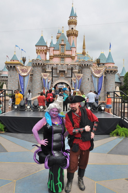 Its not every day that guests get to pose in front of the castle in a costume.
