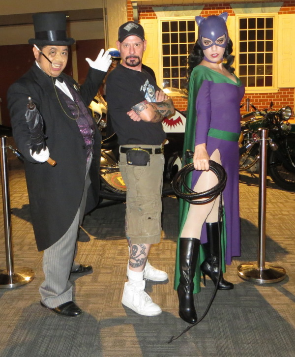 Cosplayers were present for photo ops.